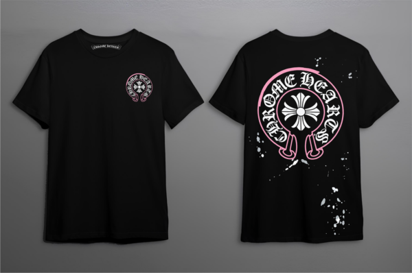 Noxx Чоловіча футболка Chrome Hearts, Чорний Noxx Чоловіча футболка Chrome Hearts, Чорний