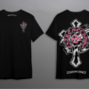 Noxx Чоловіча футболка Chrome Hearts, Чорний Noxx Чоловіча футболка Chrome Hearts, Чорний