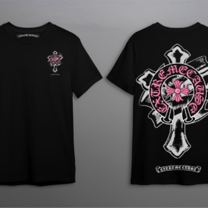 Noxx Чоловіча футболка Chrome Hearts, Чорний Noxx Чоловіча футболка Chrome Hearts, Чорний