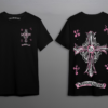 Noxx Чоловіча футболка Chrome Hearts, Чорний Noxx Чоловіча футболка Chrome Hearts, Чорний