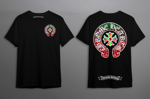 Noxx Чоловіча футболка Chrome Hearts, Чорний