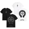 Noxx Чоловіча футболка Chrome Hearts The Dagger, Чорний