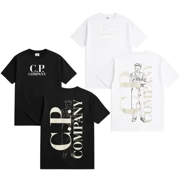 Noxx Чоловіча футболка C.P. Company, Чорний