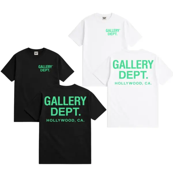 Noxx Чоловіча футболка Gallery dept, Чорний