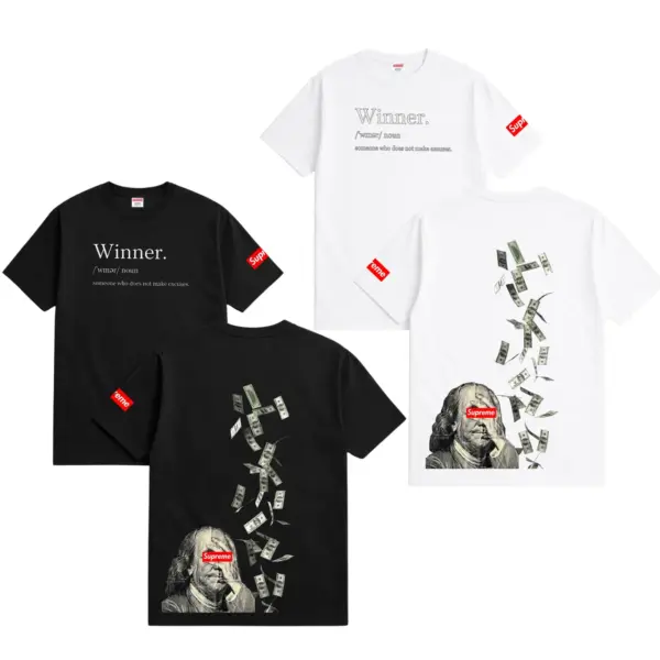 Noxx Чоловіча футболка Supreme Winner, Чорний