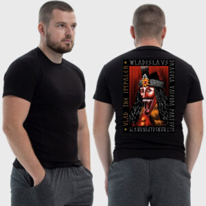 Мужская тактическая футболка Noxx в стиле милитари Граф Дракула Vladislav Dracula арт, Черный