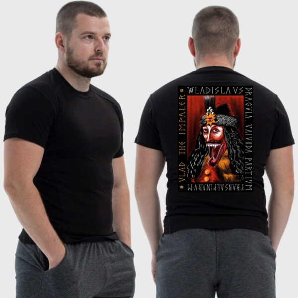 Мужская тактическая футболка Noxx в стиле милитари Граф Дракула Vladislav Dracula арт, Черный