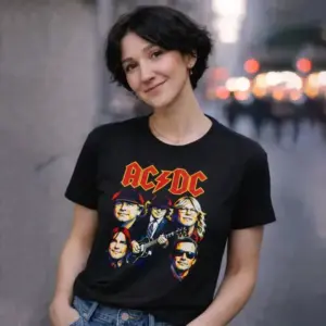 Noxx Футболка с принтом "AC/DC" Noxx Футболка с принтом "AC/DC"
