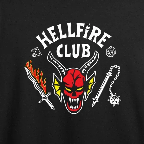 Noxx Футболка с принтом "Hellfire Club" Stranger Things 2 Noxx Футболка с принтом "Hellfire Club" Stranger Things 2