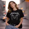 Noxx Футболка с принтом "Meowtallica" (Metallica) 1 Noxx Футболка с принтом "Meowtallica" (Metallica) 1