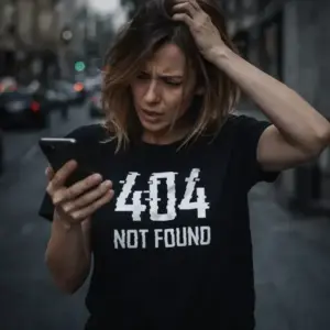 Noxx Футболка с принтом "404 not found" Noxx Футболка с принтом "404 not found"