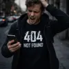 Noxx Футболка с принтом "404 not found"