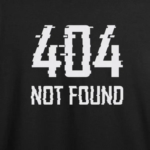 Noxx Футболка с принтом "404 not found"