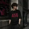 Noxx Футболка с принтом "456" Игра в кальмара Noxx Футболка с принтом "456" Игра в кальмара