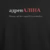 Noxx Футболка с принтом "адренАЛІНА", имя Алина Noxx Футболка с принтом "адренАЛІНА", имя Алина