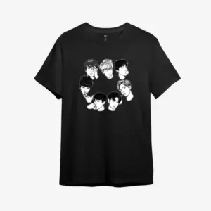 Noxx Футболка с принтом "BTS Bangtan Boys" 16