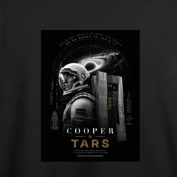 Noxx Футболка с принтом "Cooper & Tars" Интерстеллар