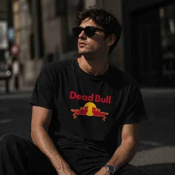 Noxx Футболка с принтом "Dead Bull" (Red Bull)
