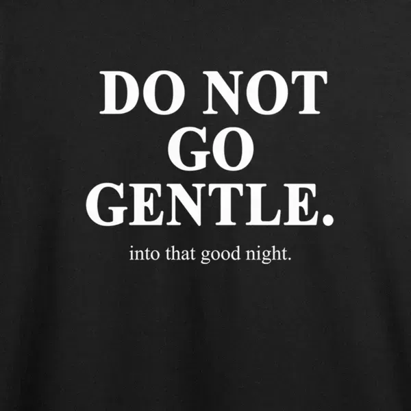 Noxx Футболка с принтом "Do not go gentle" Интерстеллар