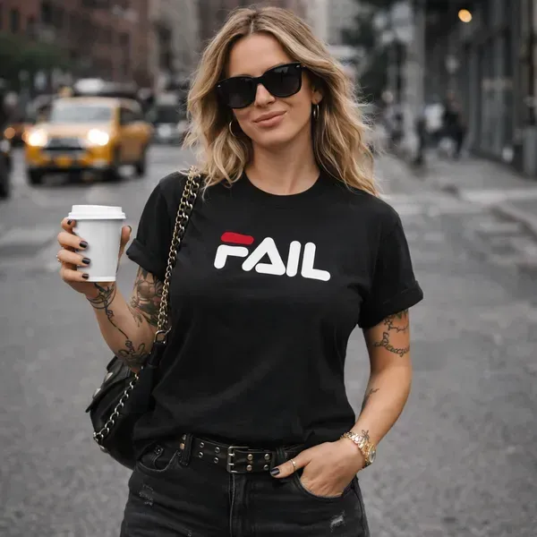 Noxx Футболка с принтом "Fail" (Fila)