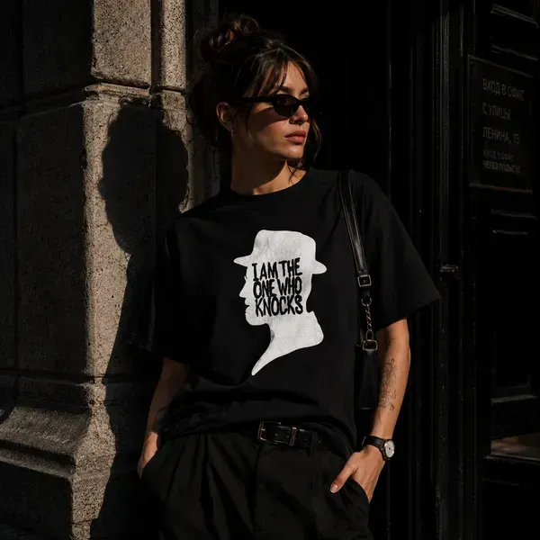 Noxx Футболка с принтом "I am the one who knocks" Путь: Во все тяжкие