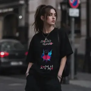 Noxx Футболка с принтом "Игра в кальмара" Игра в кальмара