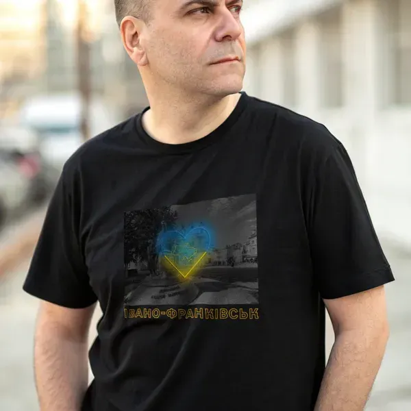 Noxx Футболка с принтом "Ивано-Франковск" Noxx Футболка с принтом "Ивано-Франковск"