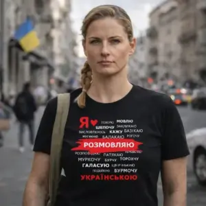 Noxx Футболка с принтом "Я говорю по-украински"