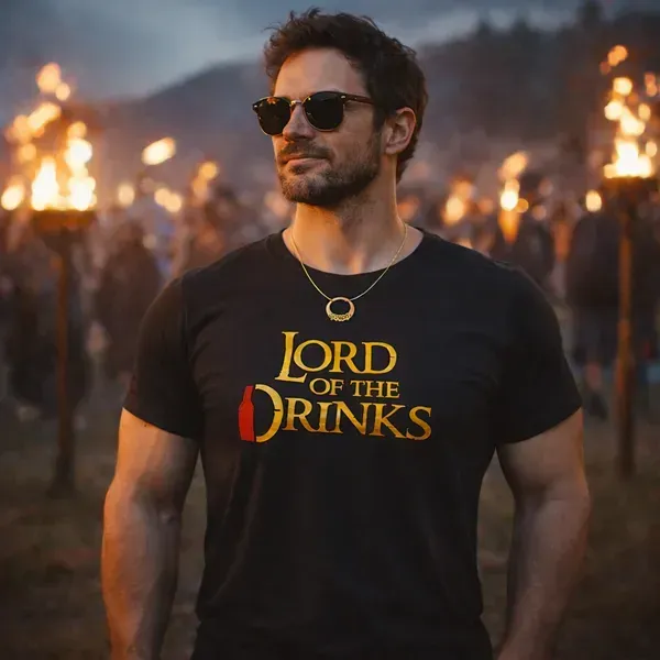 Noxx Футболка с принтом "Lord of the drinks"