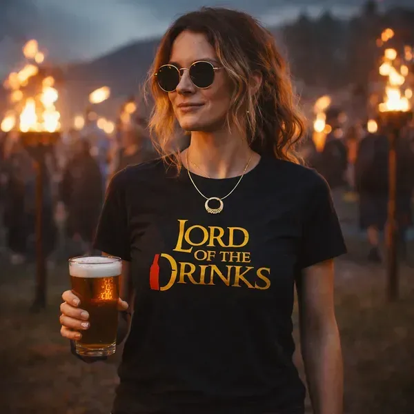 Noxx Футболка с принтом "Lord of the drinks"