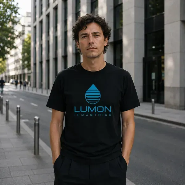 Noxx Футболка с принтом "Lumon Industries" Разделение Noxx Футболка с принтом "Lumon Industries" Разделение