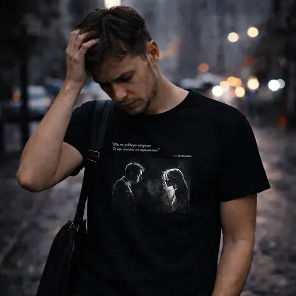 Noxx Футболка с принтом "Ми не завжди цінуємо"
