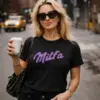 Noxx Футболка с принтом "Милфа" Noxx Футболка с принтом "Милфа"