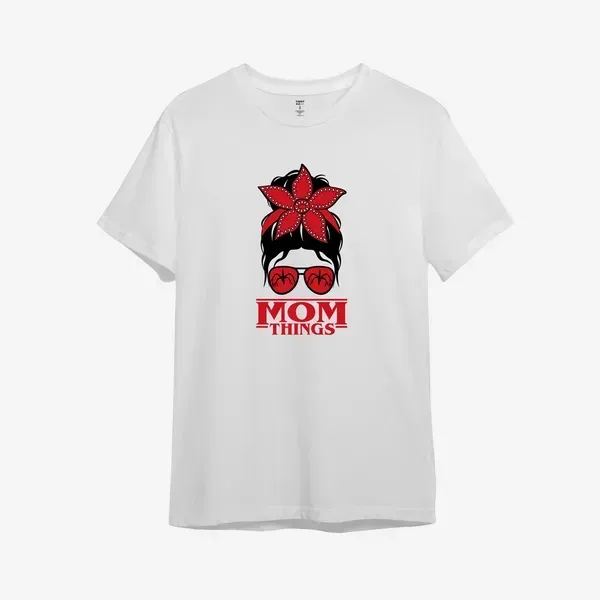 Noxx Футболка с принтом "Mom Things" Stranger Things Noxx Футболка с принтом "Mom Things" Stranger Things