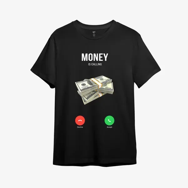 Noxx Футболка с принтом "Money is calling" Noxx Футболка с принтом "Money is calling"