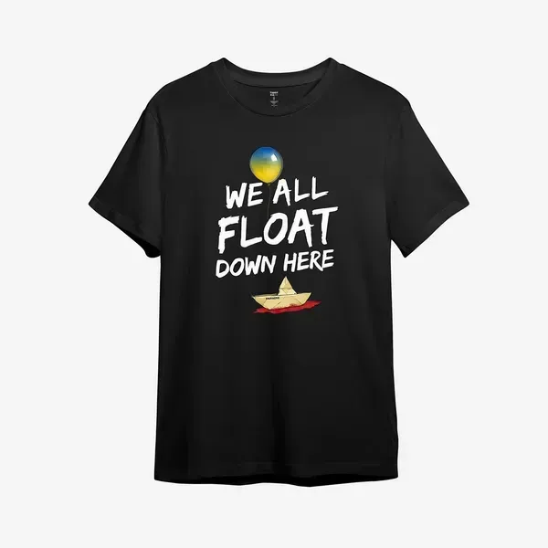 Noxx Футболка с принтом "We all float" Оно Noxx Футболка с принтом "We all float" Оно