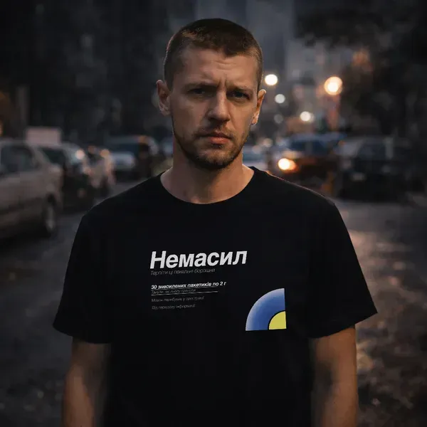 Noxx Футболка с принтом "Немасил" Noxx Футболка с принтом "Немасил"