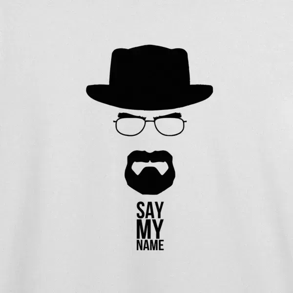 Noxx Футболка с принтом "Say my name" Путь: Во все тяжкие Noxx Футболка с принтом "Say my name" Путь: Во все тяжкие