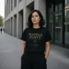 Noxx Футболка с принтом "Waffle Party" Разделение Noxx Футболка с принтом "Waffle Party" Разделение