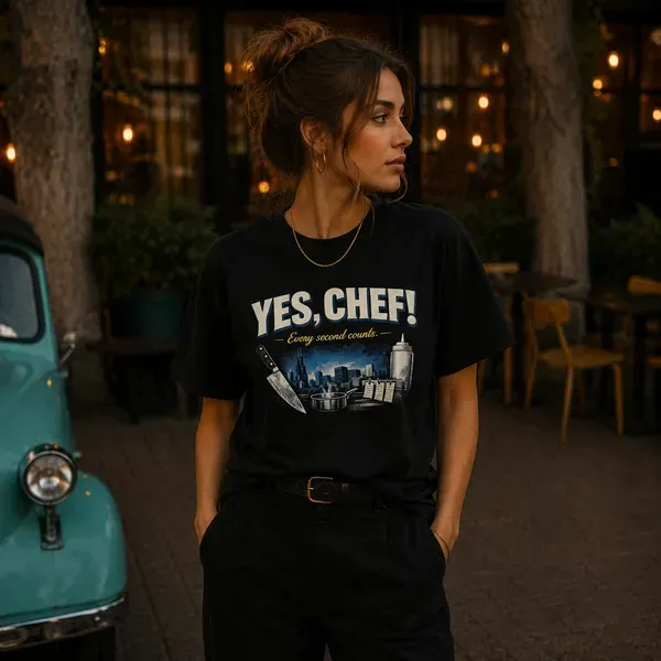 Noxx Футболка с принтом "Yes, Chef!" Медведь Noxx Футболка с принтом "Yes, Chef!" Медведь