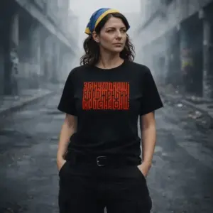 Noxx Футболка с принтом "Згинуть наші воріженьки"