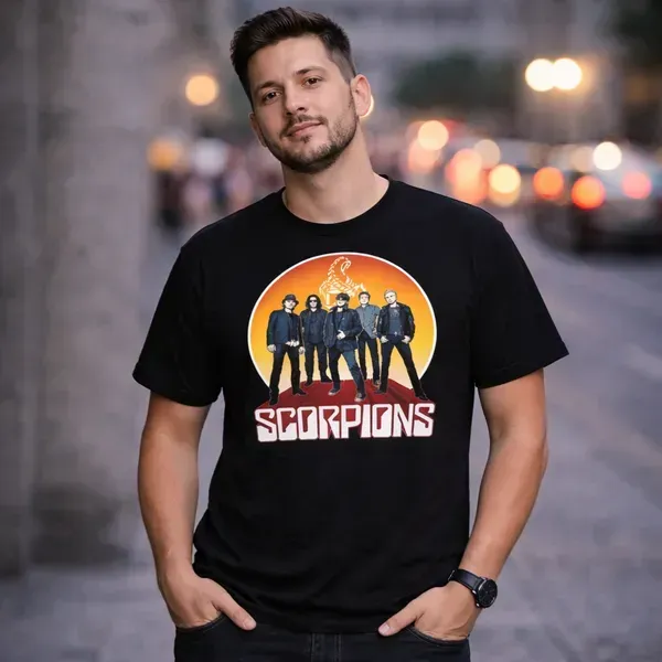 Noxx Футболка с принтом "Scorpions" Noxx Футболка с принтом "Scorpions"