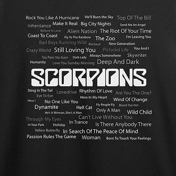 Noxx Футболка с принтом "Scorpions songs"