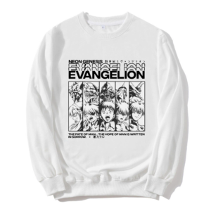 Свитшот NOXX Аніме evangelion Белый Свитшот NOXX Аніме evangelion Белый