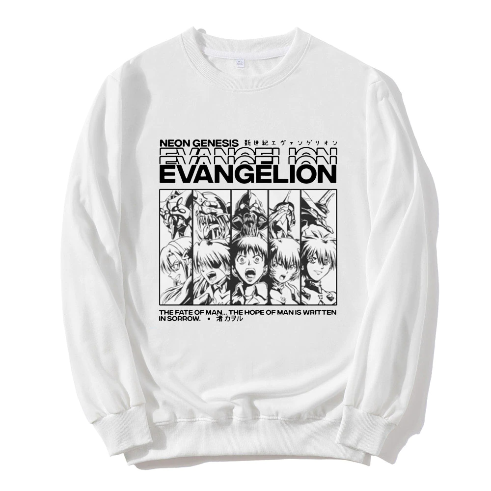 Свитшот NOXX Аніме evangelion Белый Свитшот NOXX Аніме evangelion Белый