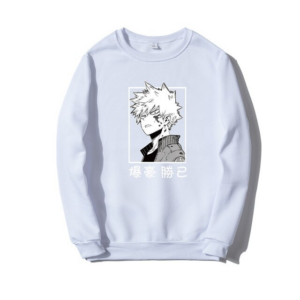 Свитшот NOXX Аніме Bakugou Katsuki Белый Свитшот NOXX Аніме Bakugou Katsuki Белый