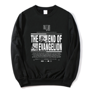 Свитшот NOXX Аніме the end of evangelion Черный