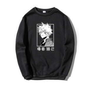 Свитшот NOXX Аніме Bakugou Katsuki Черный Свитшот NOXX Аніме Bakugou Katsuki Черный