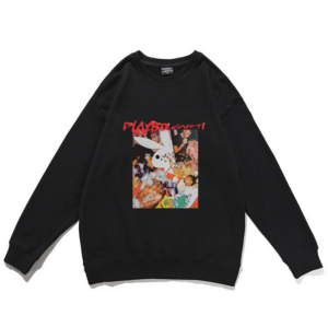Свитшот NOXX Playboi Carti в стилі хіп-хоп Черный Свитшот NOXX Playboi Carti в стилі хіп-хоп Черный