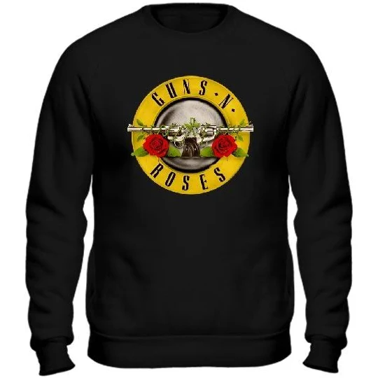 Свитшот NOXX музика рок GUNS N` ROSES Харадзюку Черный Свитшот NOXX музика рок GUNS N` ROSES Харадзюку Черный